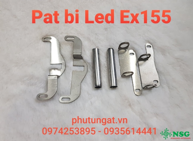 Pat bi Led xe EXCITER 155-pat độ bi cầu titanblack (1 bộ)