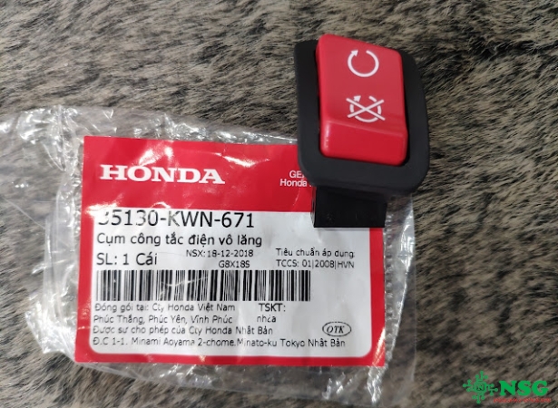 Nút ĐỎ Tắt Máy SH300i - Chính hãng Honda