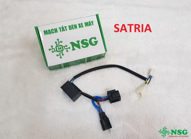 Mạch tắt đèn xe SATRIA dùng trên nút đề zin của xe