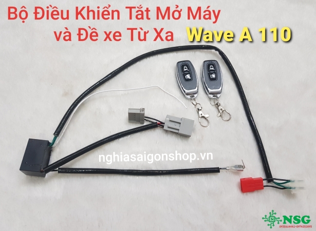 Bộ Điều Khiển Từ Xa Tắt Mở Máy và Đề Xe Từ Xa xe Wave A 110