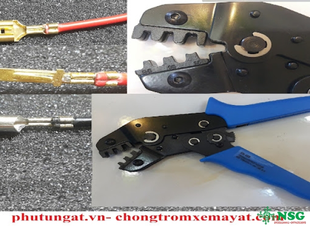 Kiềm Bấm COS, Giắc Cắm Xe Máy