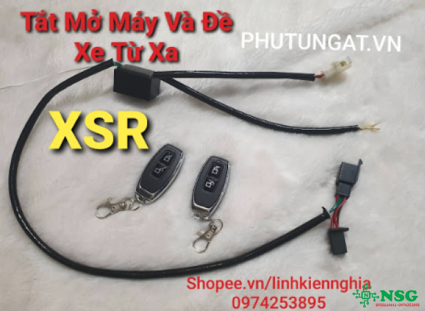 Bộ Tắt Mở Máy Và Đề Xe Từ Xa Xe XSR
