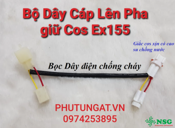 Bộ Dây Cáp Bật Pha giữ Cos cho xe Ex155 Exciter VVA 155