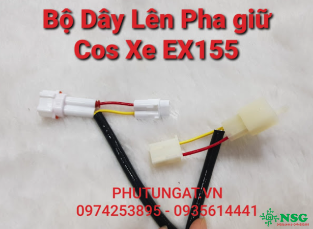 Bộ Dây Cáp Bật Pha giữ Cos cho xe Ex155 Exciter VVA 155
