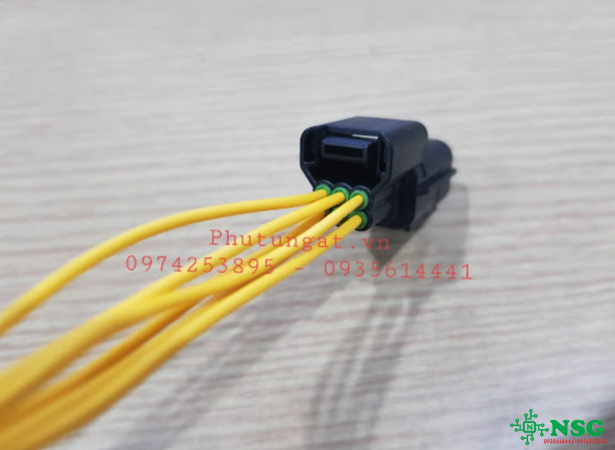 Giắc cùm 6 lỗ Vario bấm sẵn dây điện ( 1 sợi)
